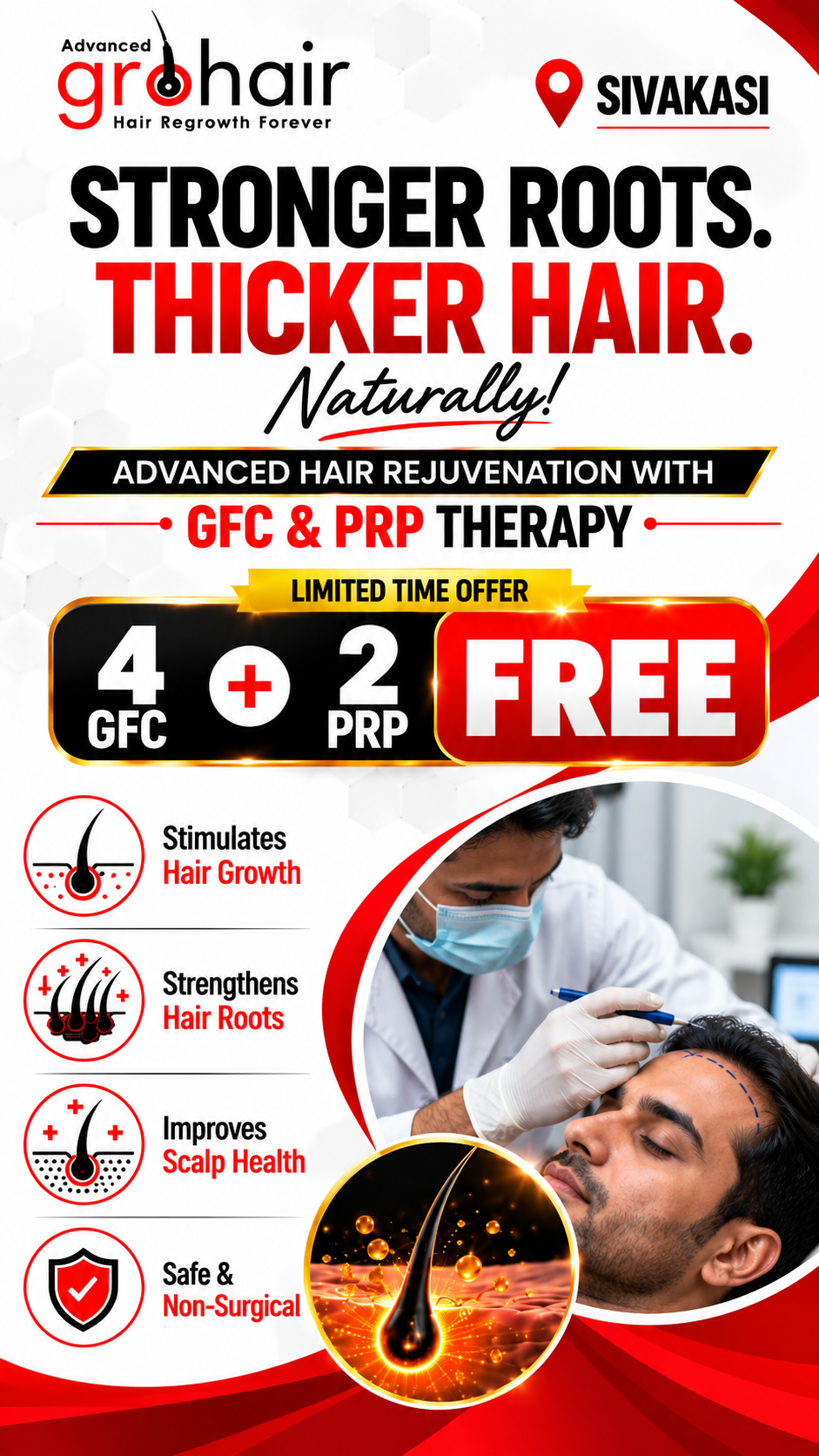 Adgro Hair Clinic Banner